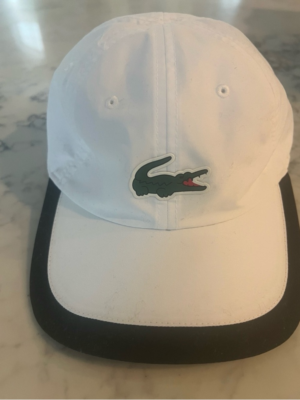 Lacoste Unisex
Sport Contrast White Black Adjustable Hat MSRP $59 VGC